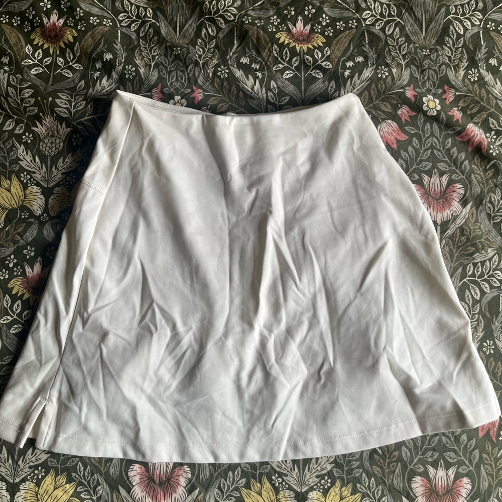 girlfriend collective White Tennis Skirt